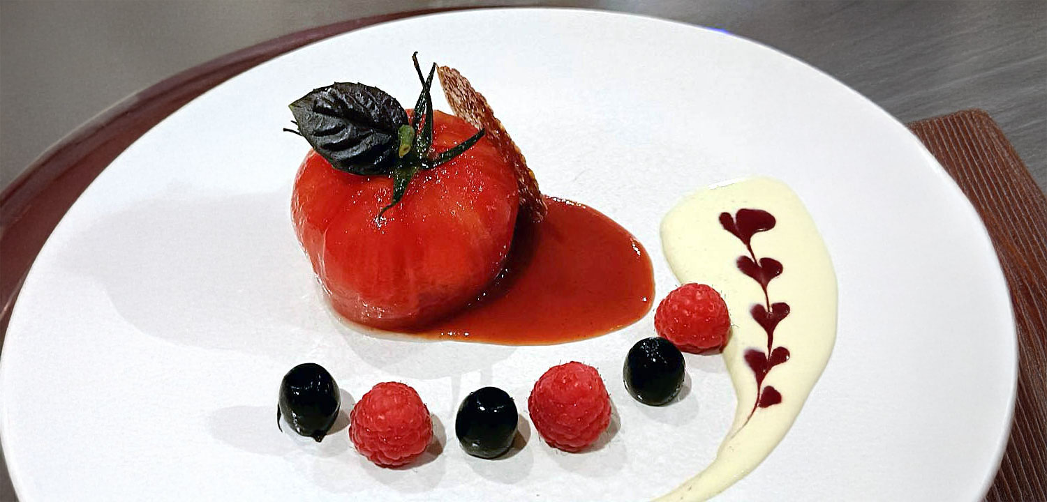 Dessert tomate